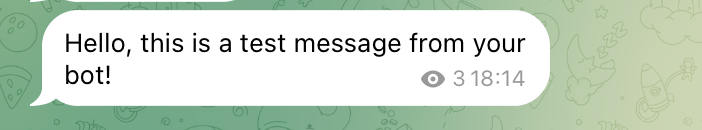 message