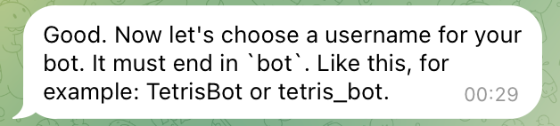 username